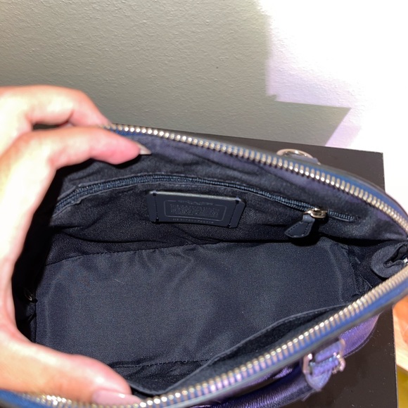 Blue Coach Purse - Picture 5 of 7